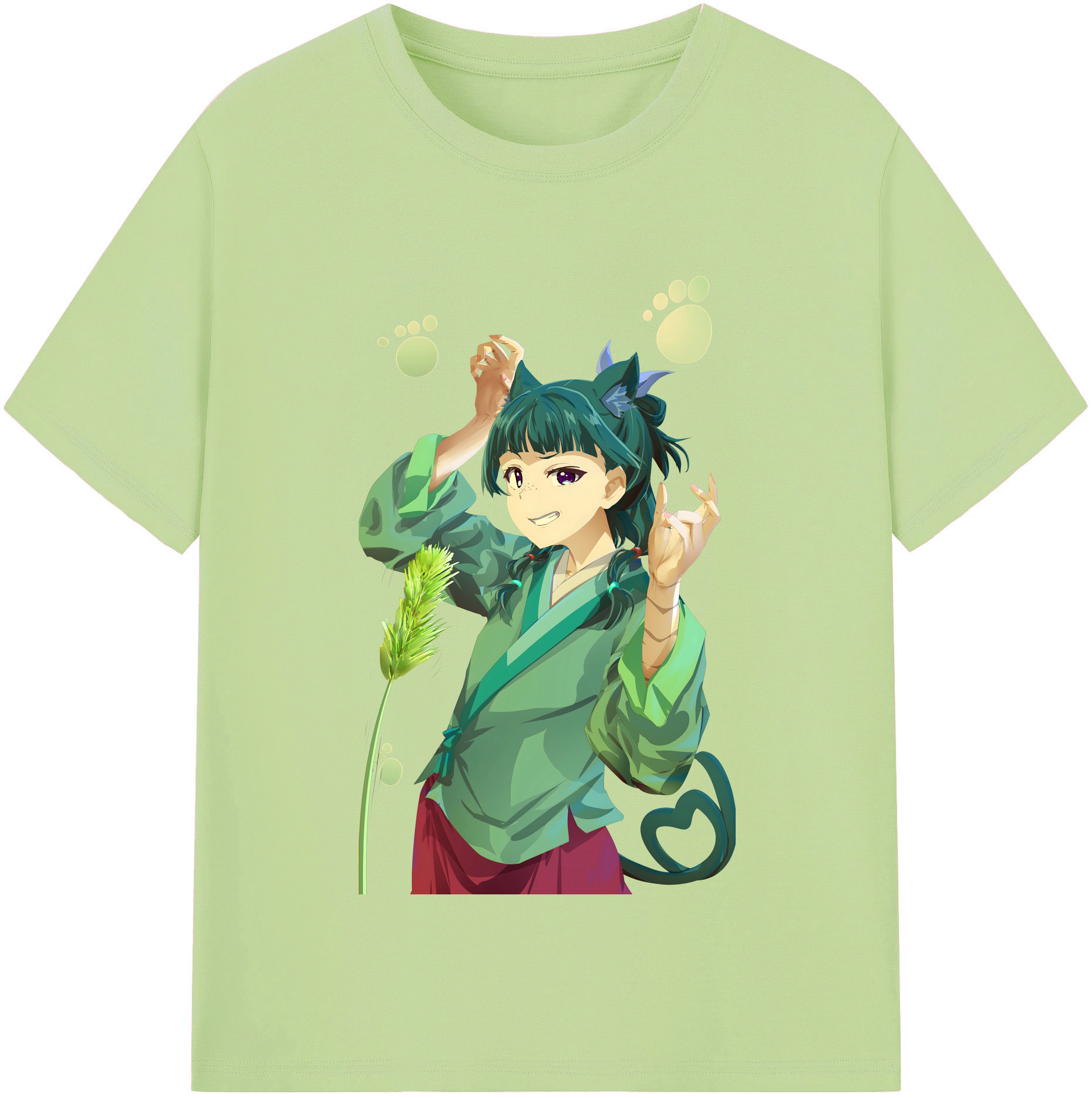 （画像用） 薬屋のひとりごと The Apothecary Diaries 綿100％半袖Tシャツ（フロントプリント）